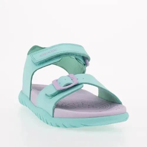 Geox - Sandal Fusbetto Junior - Sea Green/Lilac - Two Giraffes Children's Footwear