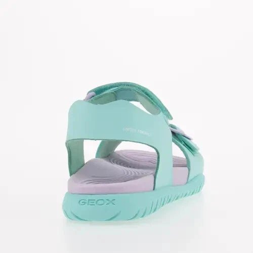 Geox - Sandal Fusbetto Junior - Sea Green/Lilac - Two Giraffes Children's Footwear