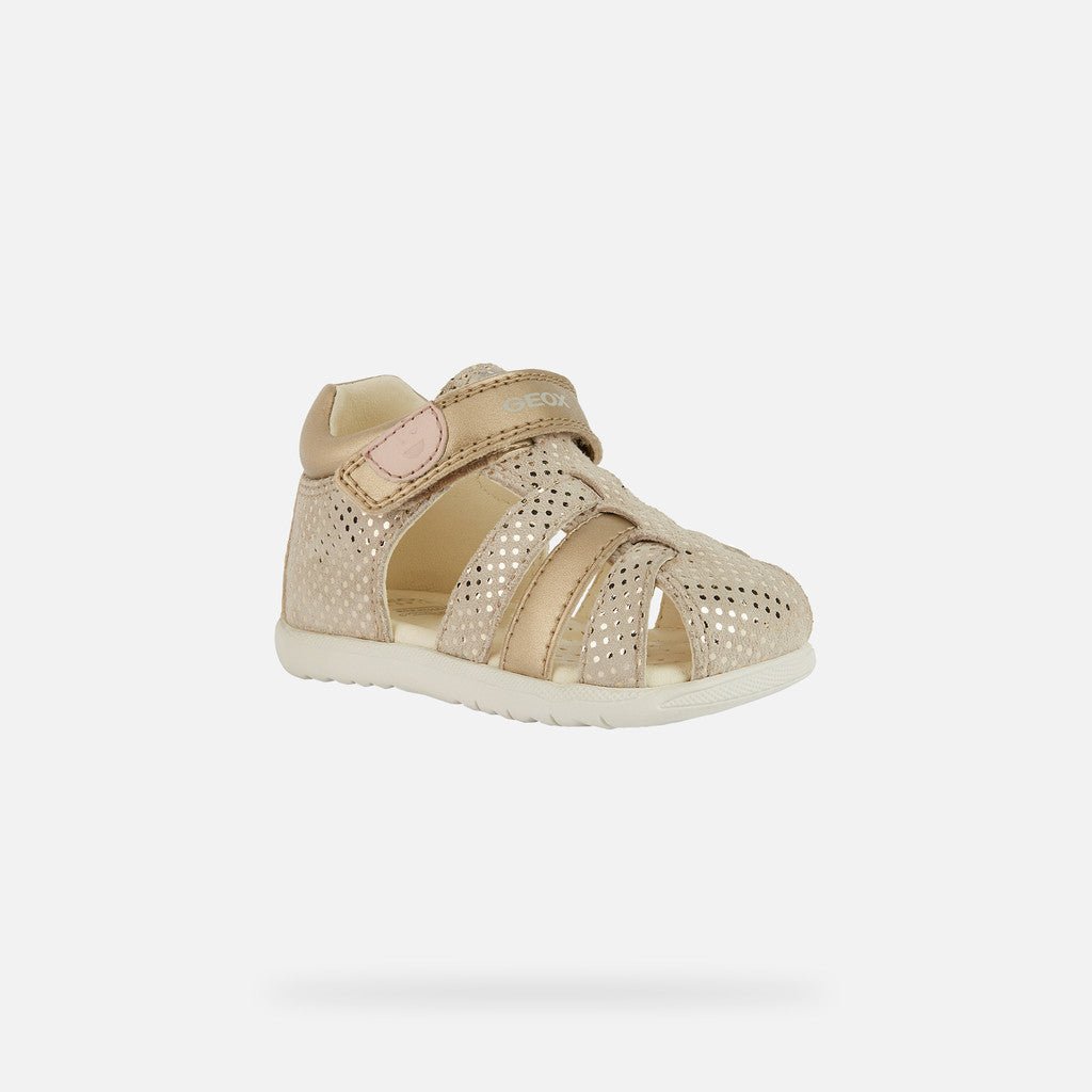 Geox - Sandal Macchia - Gold - Two Giraffes Children's Footwear