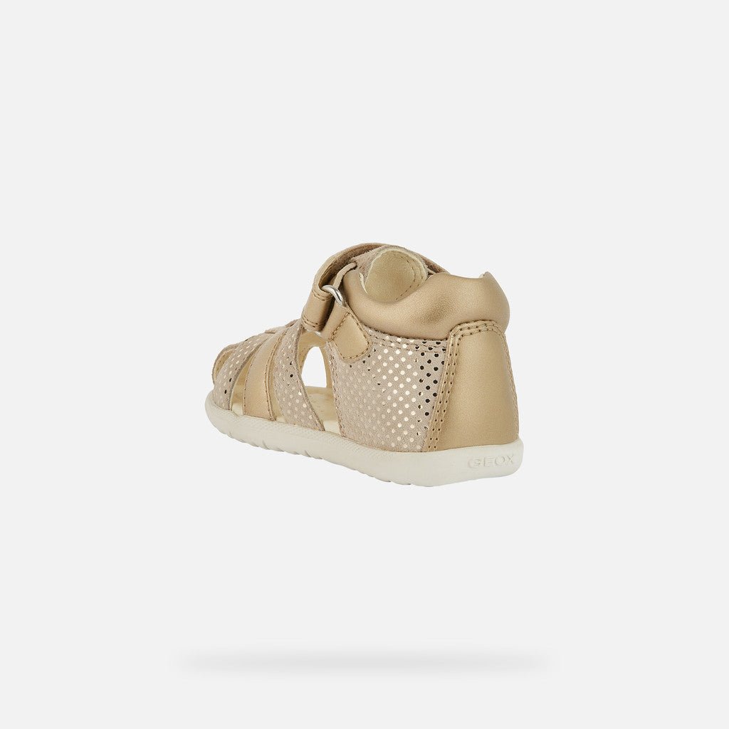 Geox - Sandal Macchia - Gold - Two Giraffes Children's Footwear