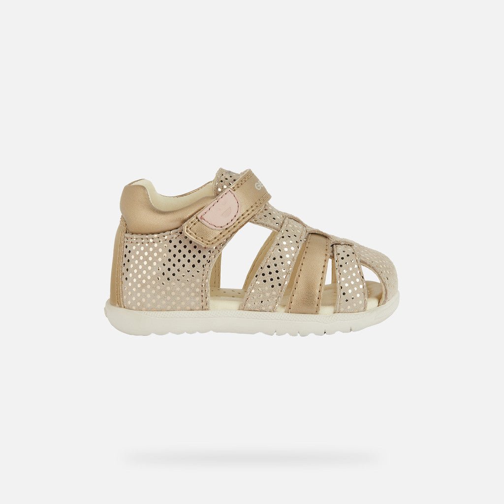 Geox - Sandal Macchia - Gold - Two Giraffes Children's Footwear