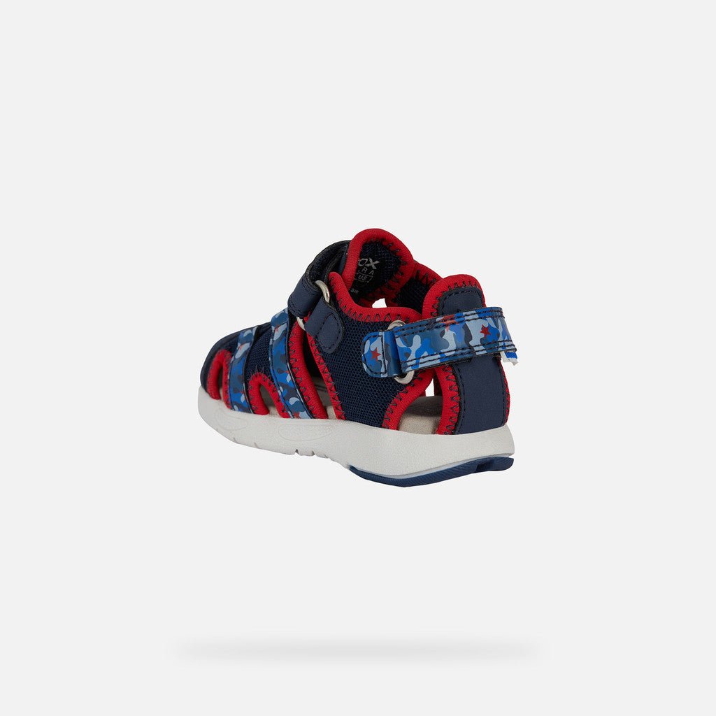 Geox - Sandal Multy - Navy/Red - Two Giraffes Children's Footwear