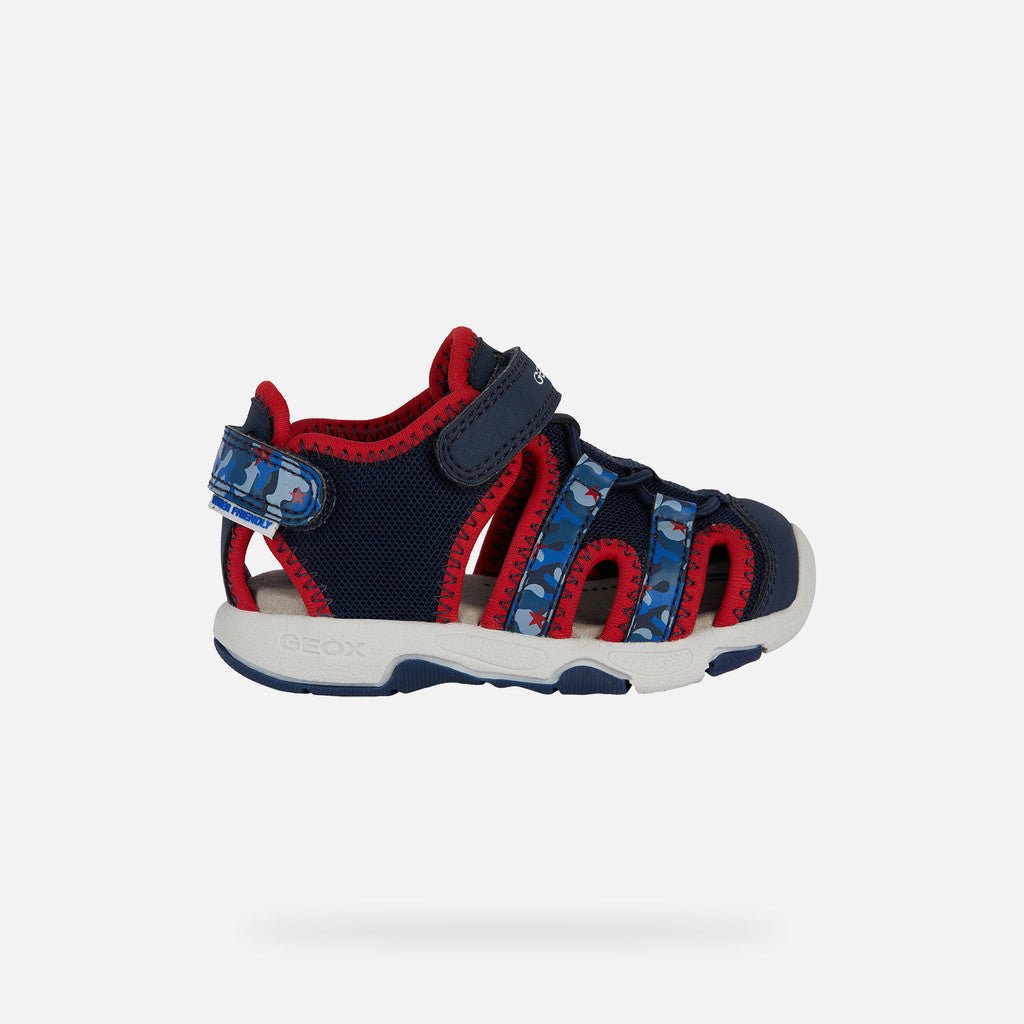 Geox - Sandal Multy - Navy/Red - Two Giraffes Children's Footwear