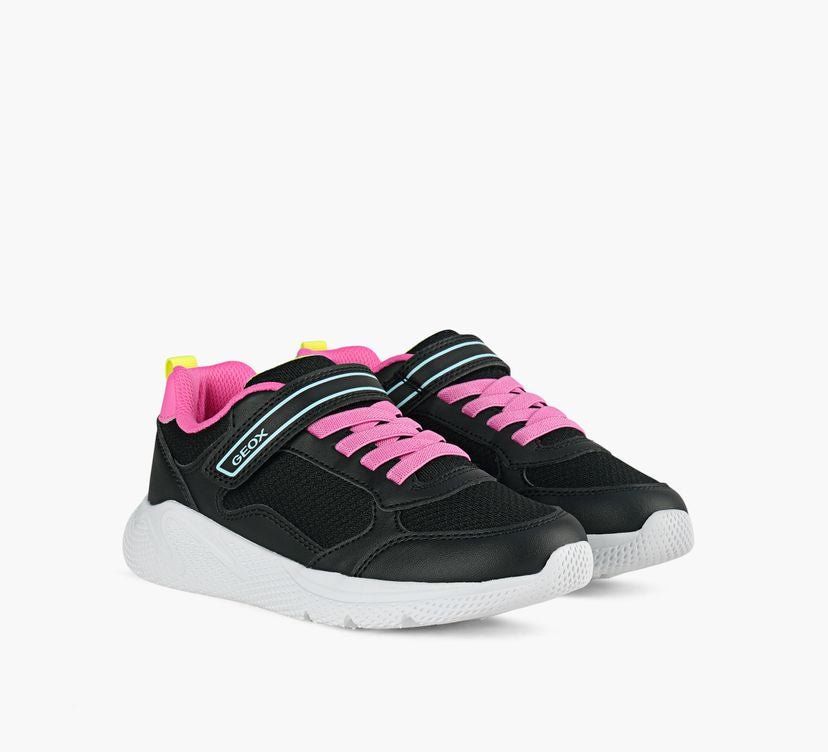 Geox - Sprintye Girl - Black/Pink - Two Giraffes Children's Footwear