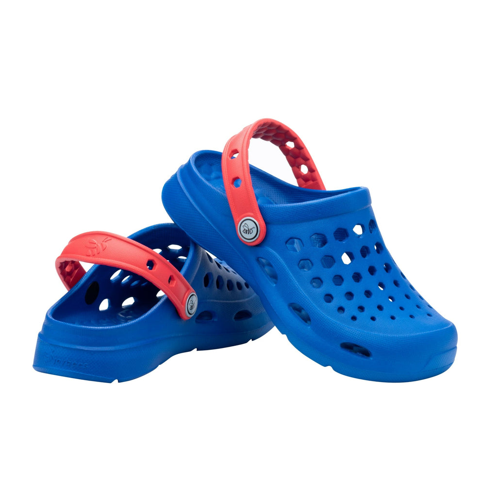 JOYBEES - ACTIVE CLOG - SPORT BLUE/RED / BLEU SPORT/ROUGE - Two Giraffes Children's Footwear