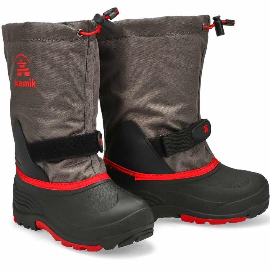 KAMIK - Waterbug 5 Winter Boot - Charcoal - Two Giraffes Children's Footwear