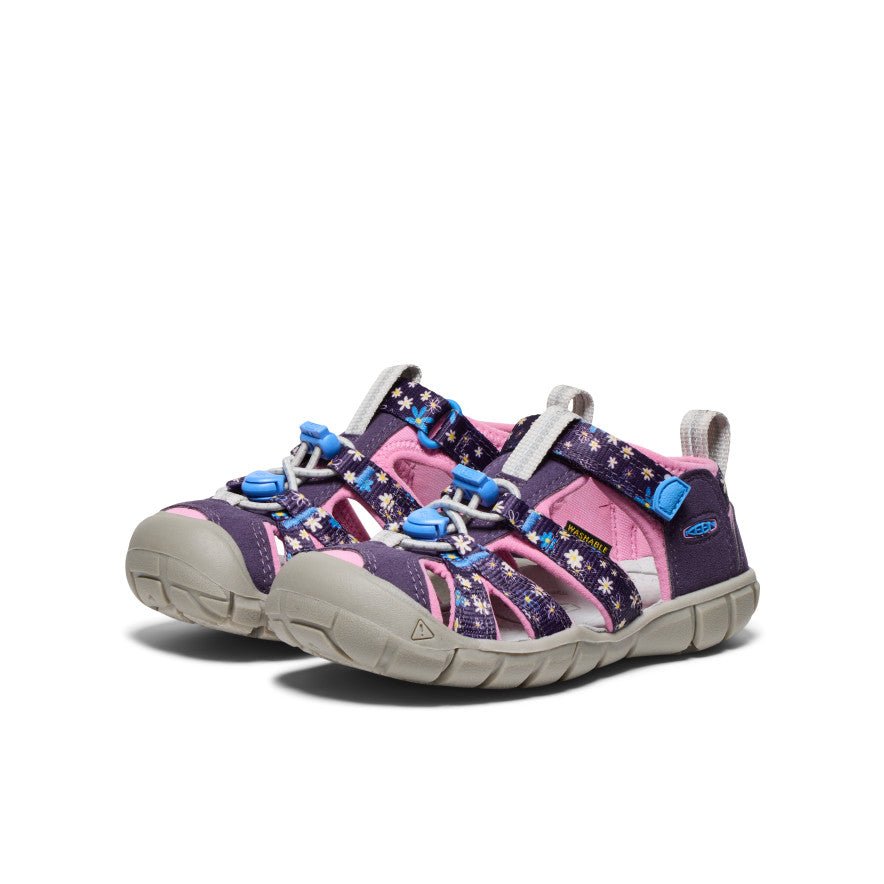 Keen - Seacamp II CNX - Little Kid - Daisies/Marina - Two Giraffes Children's Footwear