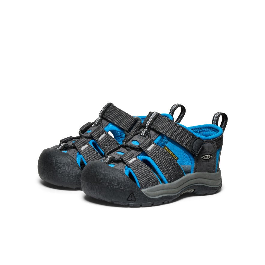 Keen - Toddlers' Newport H2 - Magnet/Brilliant Blue - Two Giraffes Children's Footwear