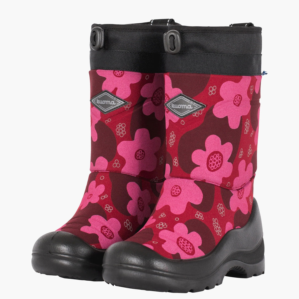 KUOMA - Snowlock Pink Flower - Two Giraffes Children's Footwear