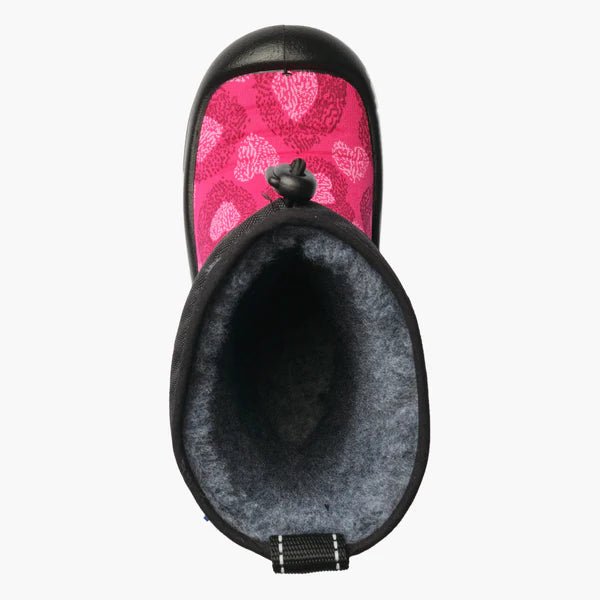 KUOMA - Snowlock Pink Hearts - Two Giraffes Children's Footwear