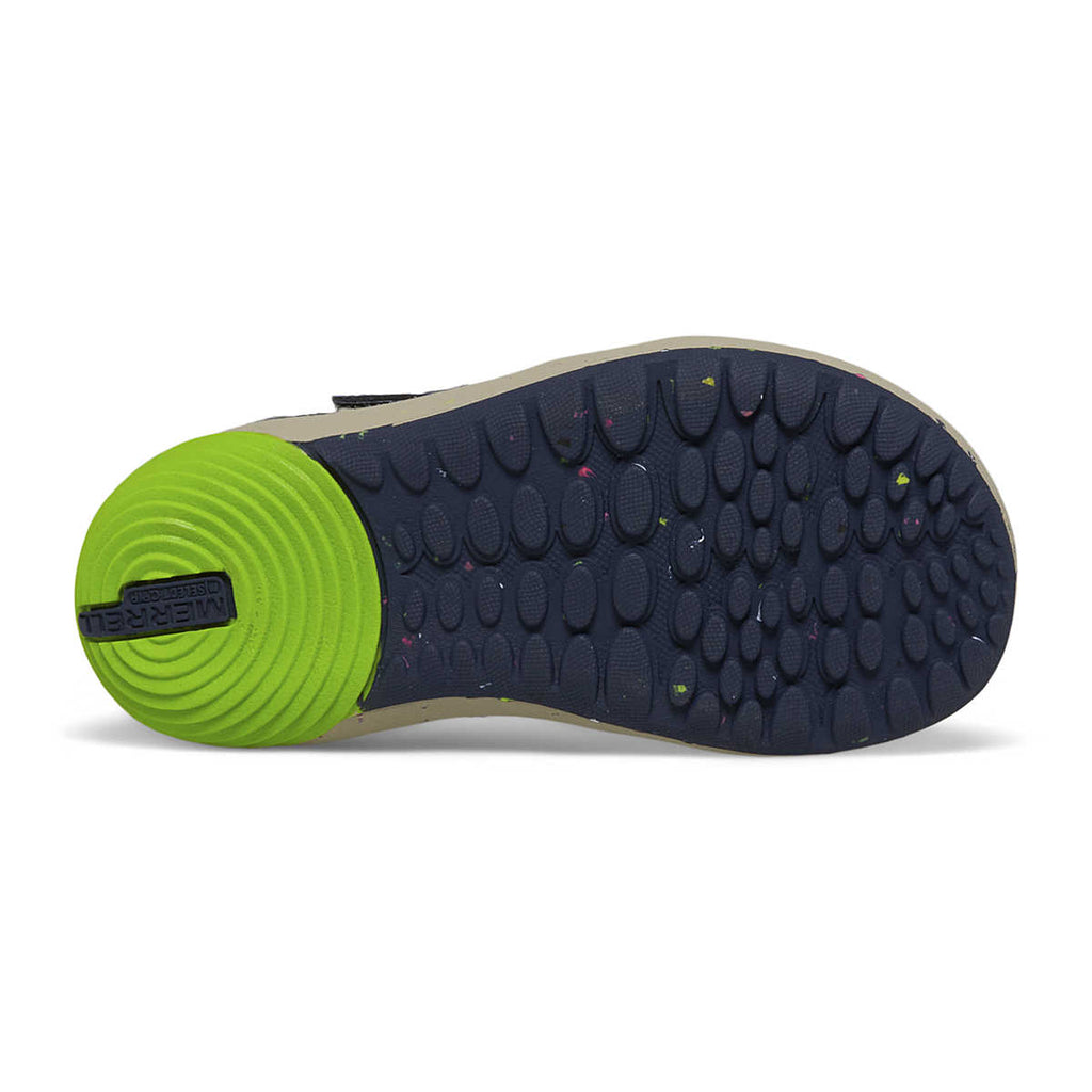 MERRELL - Bare Steps® A83 Sneaker - Navy/Green - Two Giraffes Children's Footwear