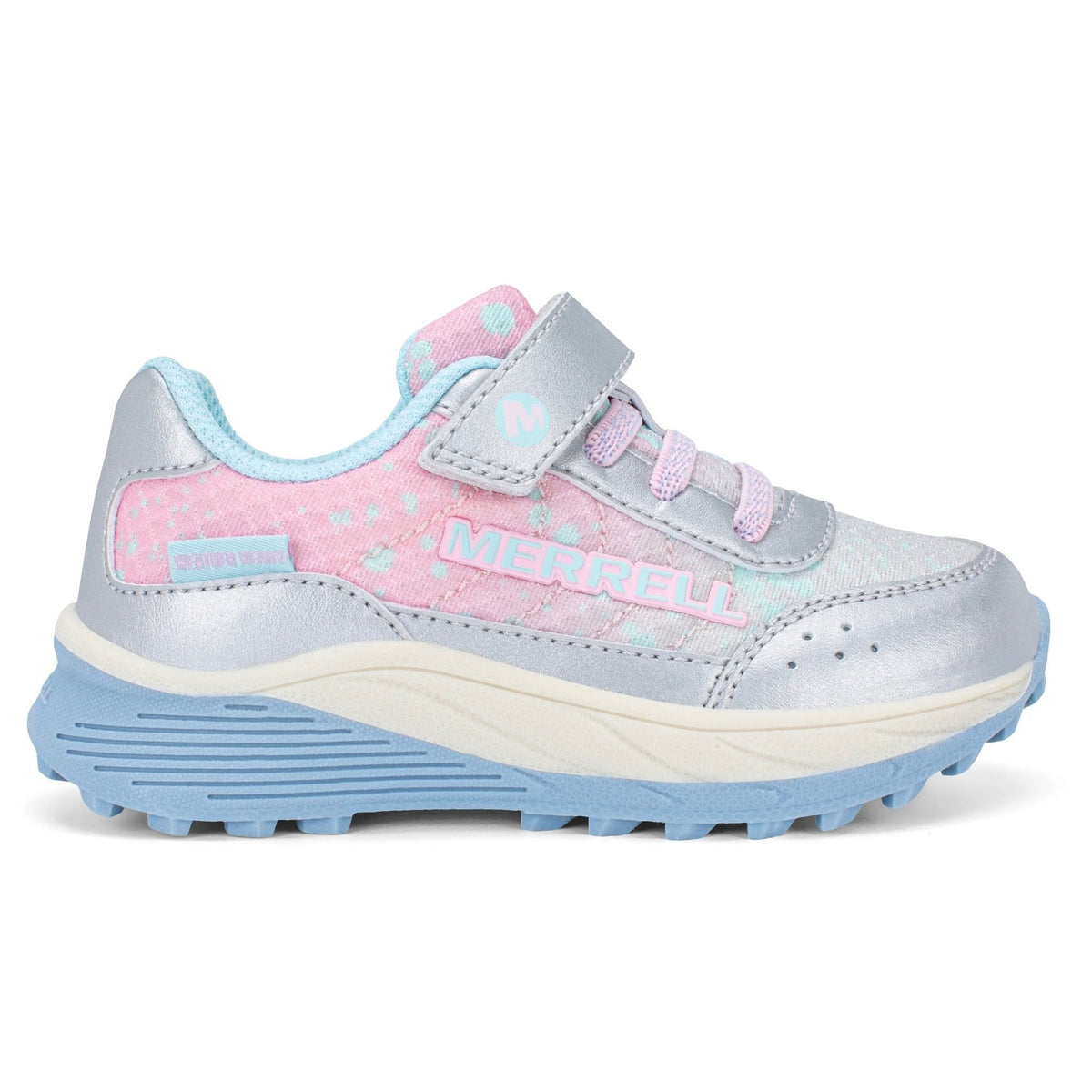 MERRELL - Supernova Jr. - Silver/Pink – Two Giraffes Children's Footwear