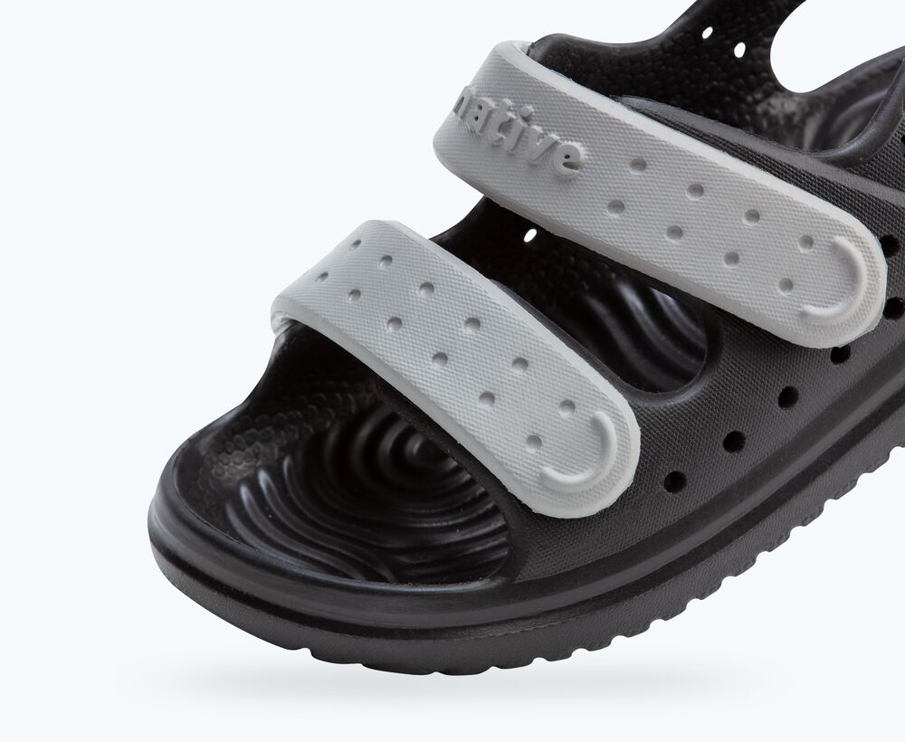 NATIVE - Chase Little Kid - Black/Grey - Two Giraffes Children's Footwear