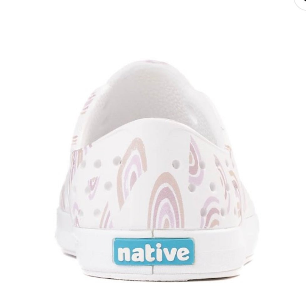 NATIVE - Jefferson - Barely Flax Rainbow - Two Giraffes Children's Footwear