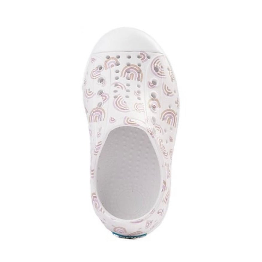 NATIVE - Jefferson - Barely Flax Rainbow - Two Giraffes Children's Footwear