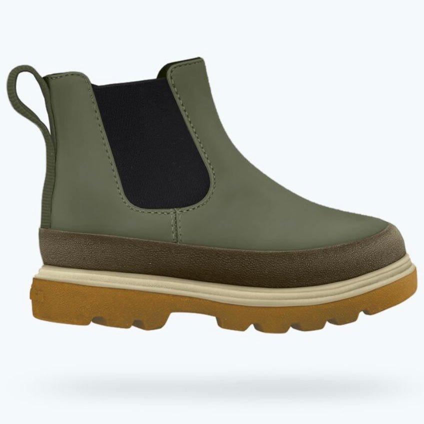 NATIVE - Kensington Chelsea - Olivine Green - Two Giraffes Children's Footwear