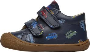 NATURINO - Cocoon VL - Navy Cars - Two Giraffes Children's Footwear