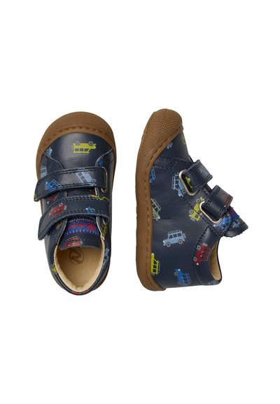 NATURINO - Cocoon VL - Navy Cars - Two Giraffes Children's Footwear