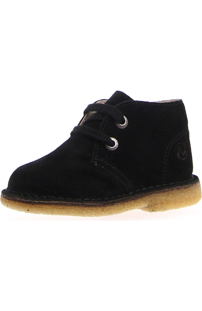 NATURINO - Milky Suede Desert Boot - Black - Two Giraffes Children's Footwear