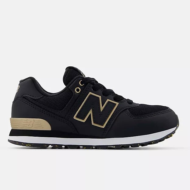 New Balance - 574 - Black/Gold - Two Giraffes Children's Footwear