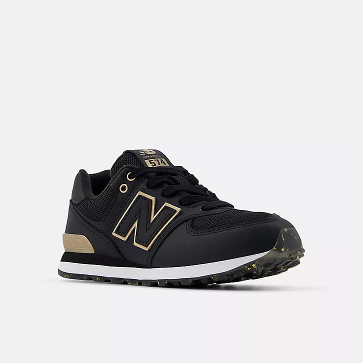 New Balance - 574 - Black/Gold - Two Giraffes Children's Footwear