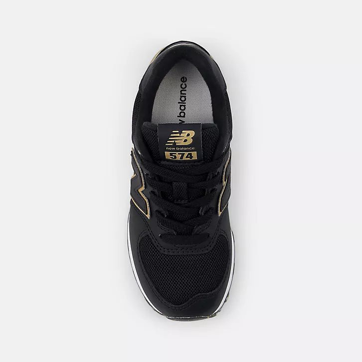 New Balance - 574 - Black/Gold - Two Giraffes Children's Footwear