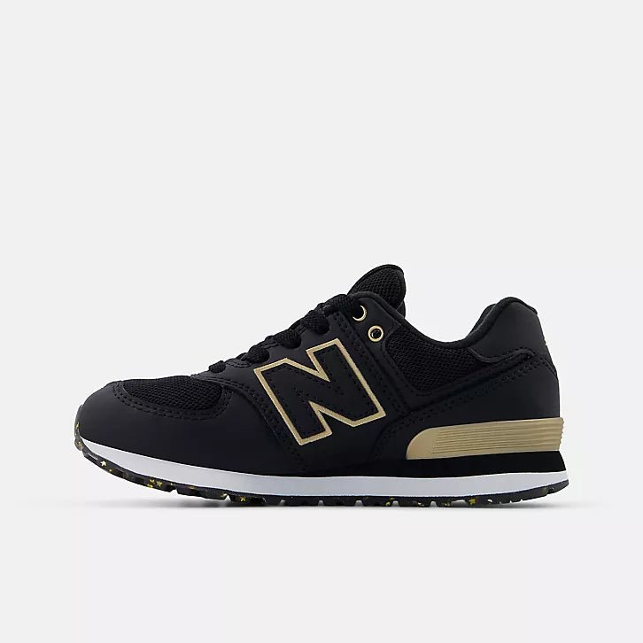 New Balance - 574 - Black/Gold - Two Giraffes Children's Footwear