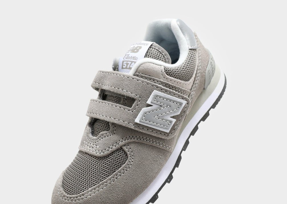 New Balance - 574 Core Hook & Loop - Grey - Two Giraffes Children's Footwear
