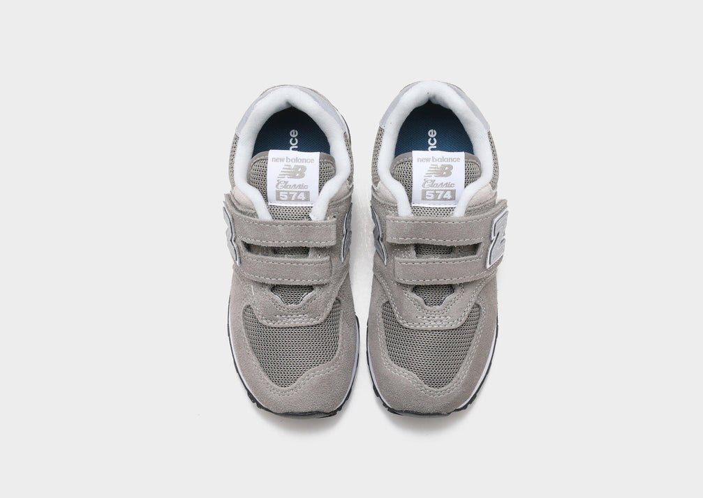 New Balance - 574 Core Hook & Loop - Grey - Two Giraffes Children's Footwear