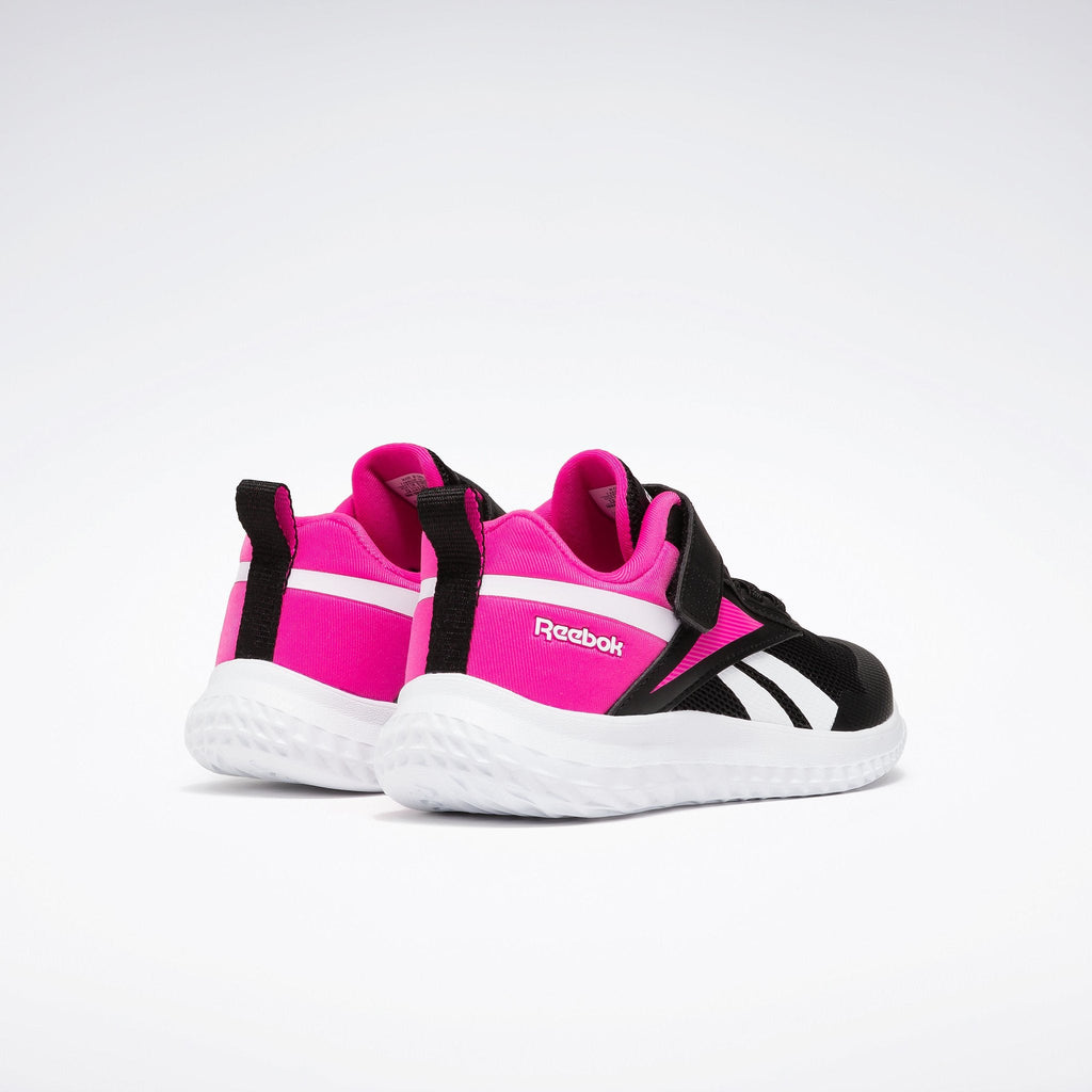 REEBOK - Rush Runner 5.0 - Black/Pink - Two Giraffes Children's Footwear
