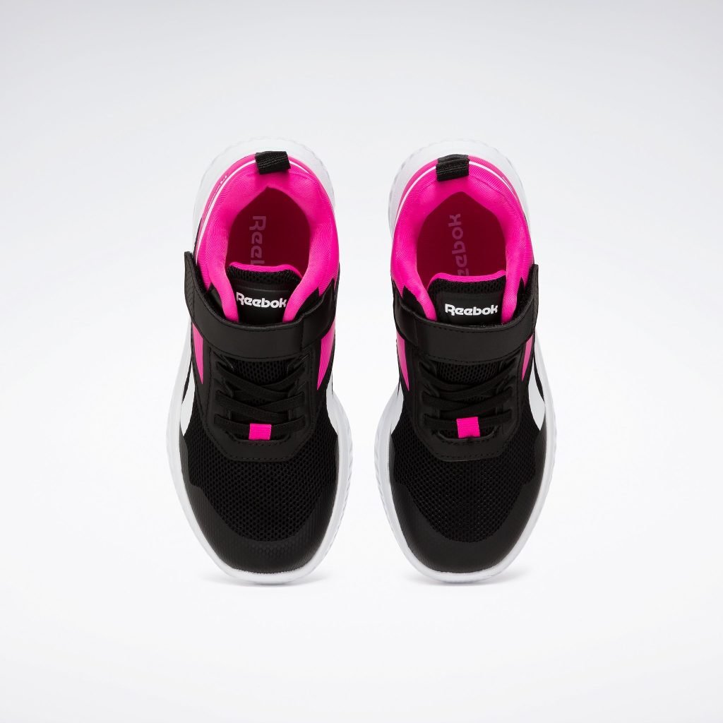 REEBOK - Rush Runner 5.0 - Black/Pink - Two Giraffes Children's Footwear