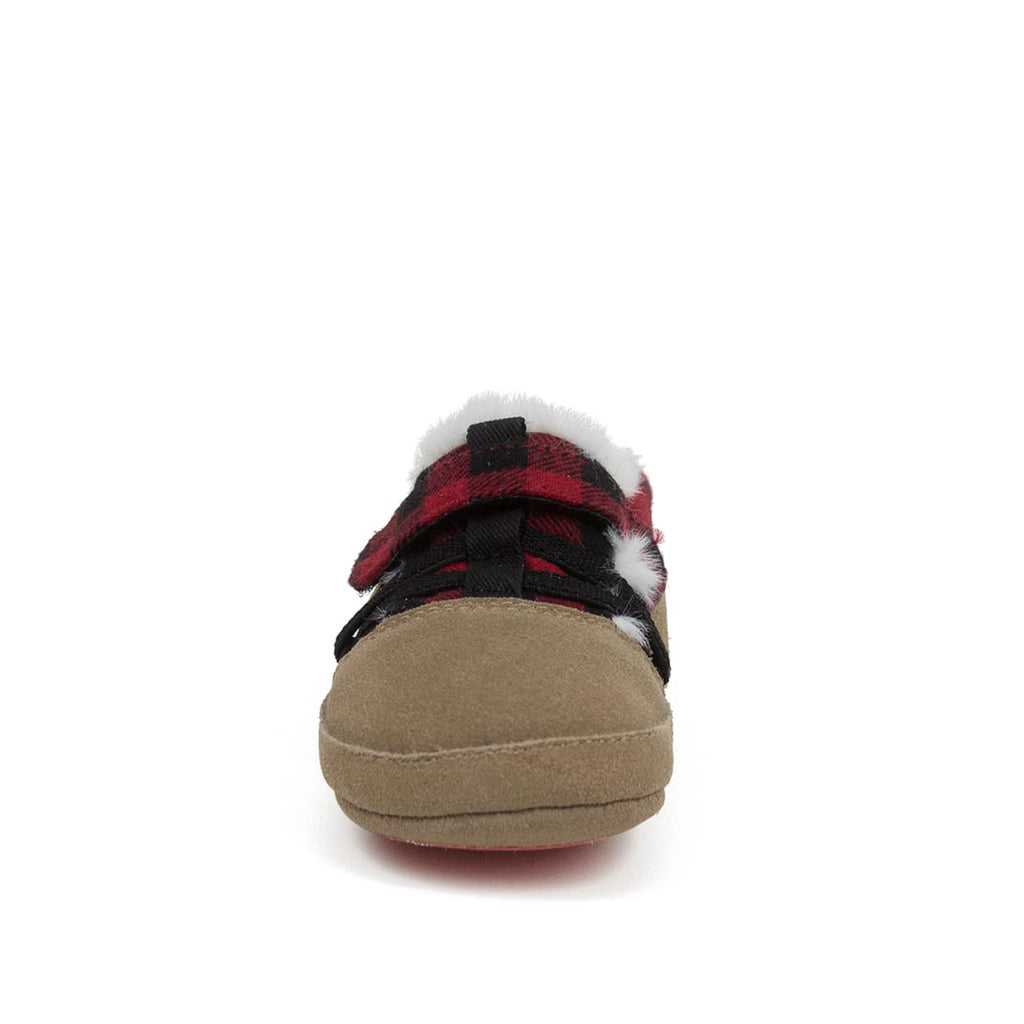 ROBEEZ - Blake First Kicks Rust/Plaid - Two Giraffes Children's Footwear
