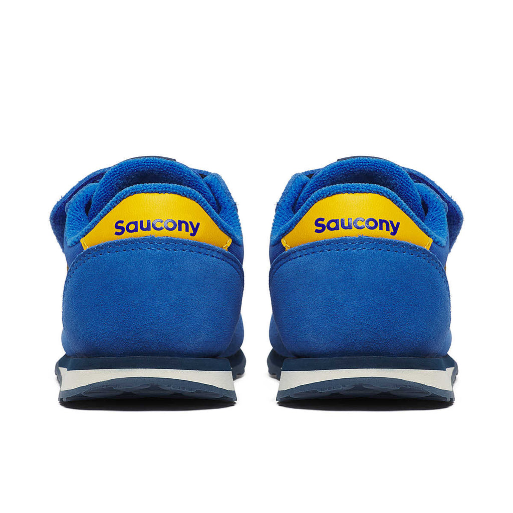 SACUONY - Baby Jazz Sneaker - Blue/Yellow - Two Giraffes Children's Footwear