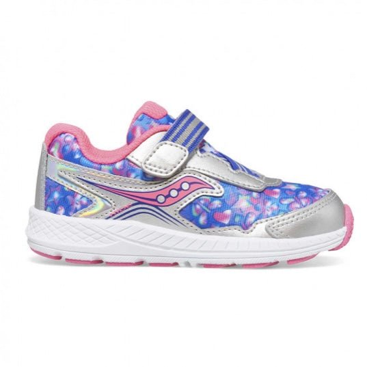 SACUONY - Ride 10 Jr. Sneaker Silver/Pink - Two Giraffes Children's Footwear