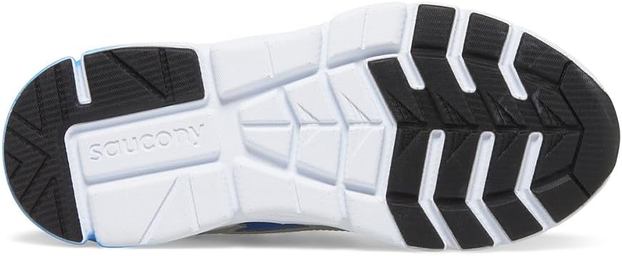 Saucony - Big Kid's Flash A/C 3.0 Sneaker - Black/Blue/Chrome - Two Giraffes Children's Footwear