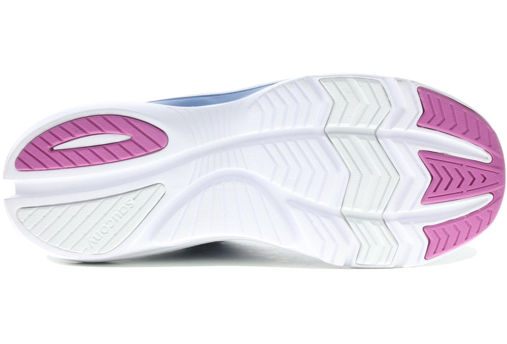 SAUCONY - Big Kid's Kinvara 12 Sneaker, Blue/Purple - Two Giraffes Children's Footwear