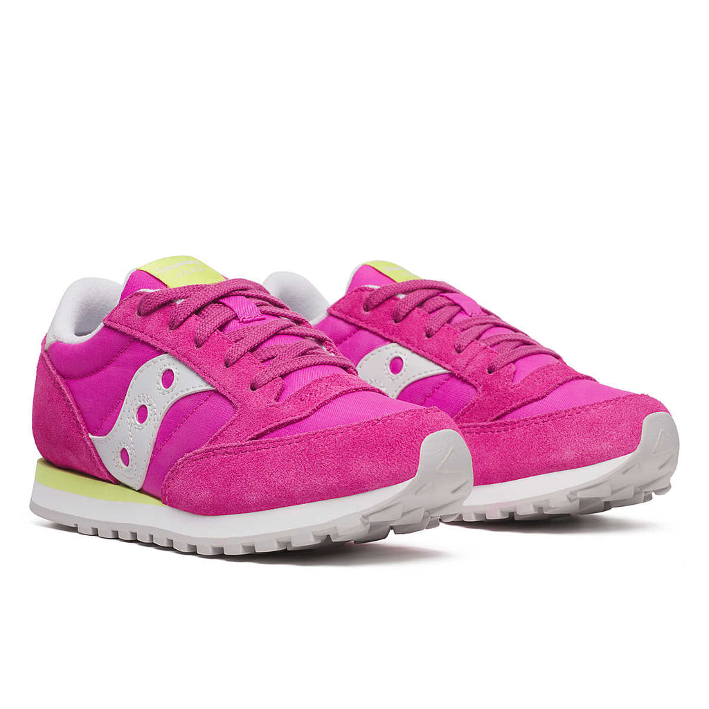 SAUCONY - Jazz Original - Pink/Lime - Two Giraffes Children's Footwear