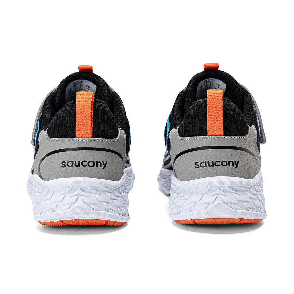 Saucony - Wind 3.0 A/C - Black/Grey - Two Giraffes Children's Footwear