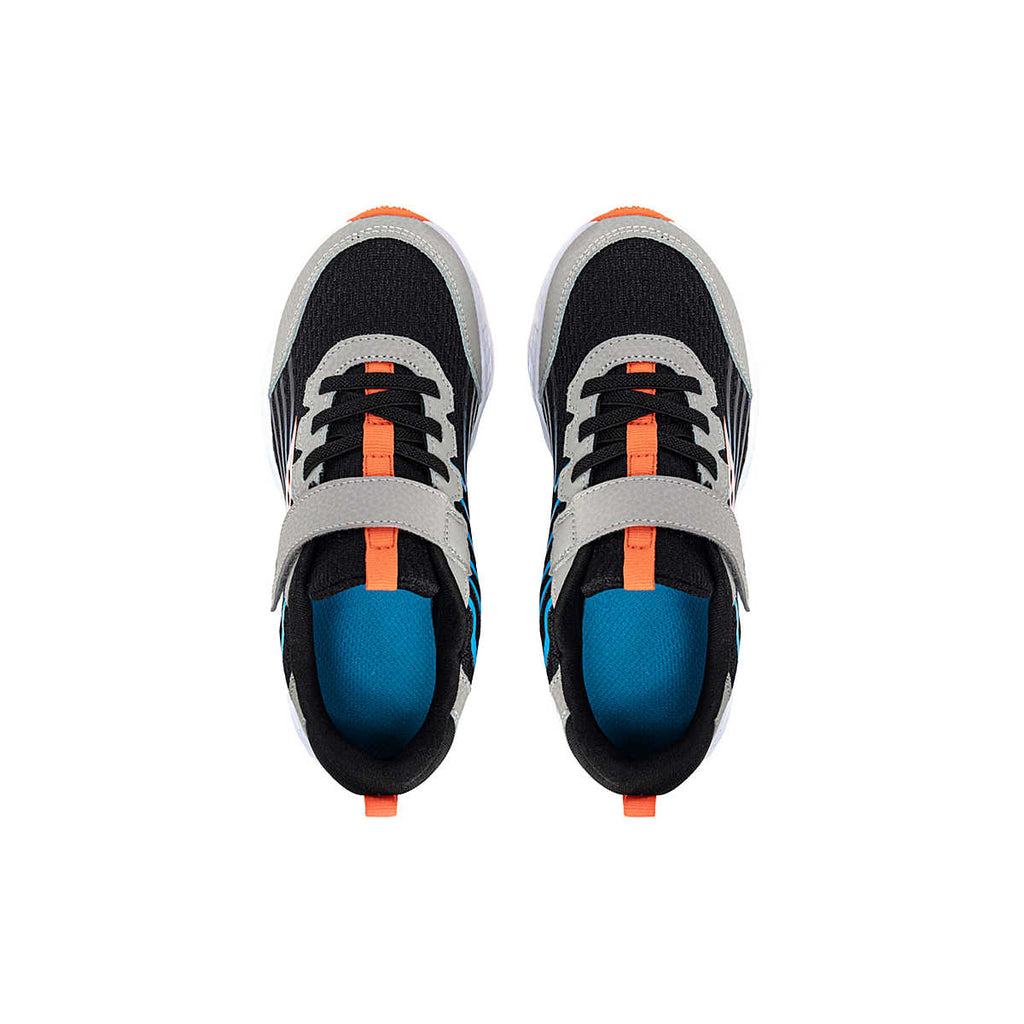 Saucony - Wind 3.0 A/C - Black/Grey - Two Giraffes Children's Footwear