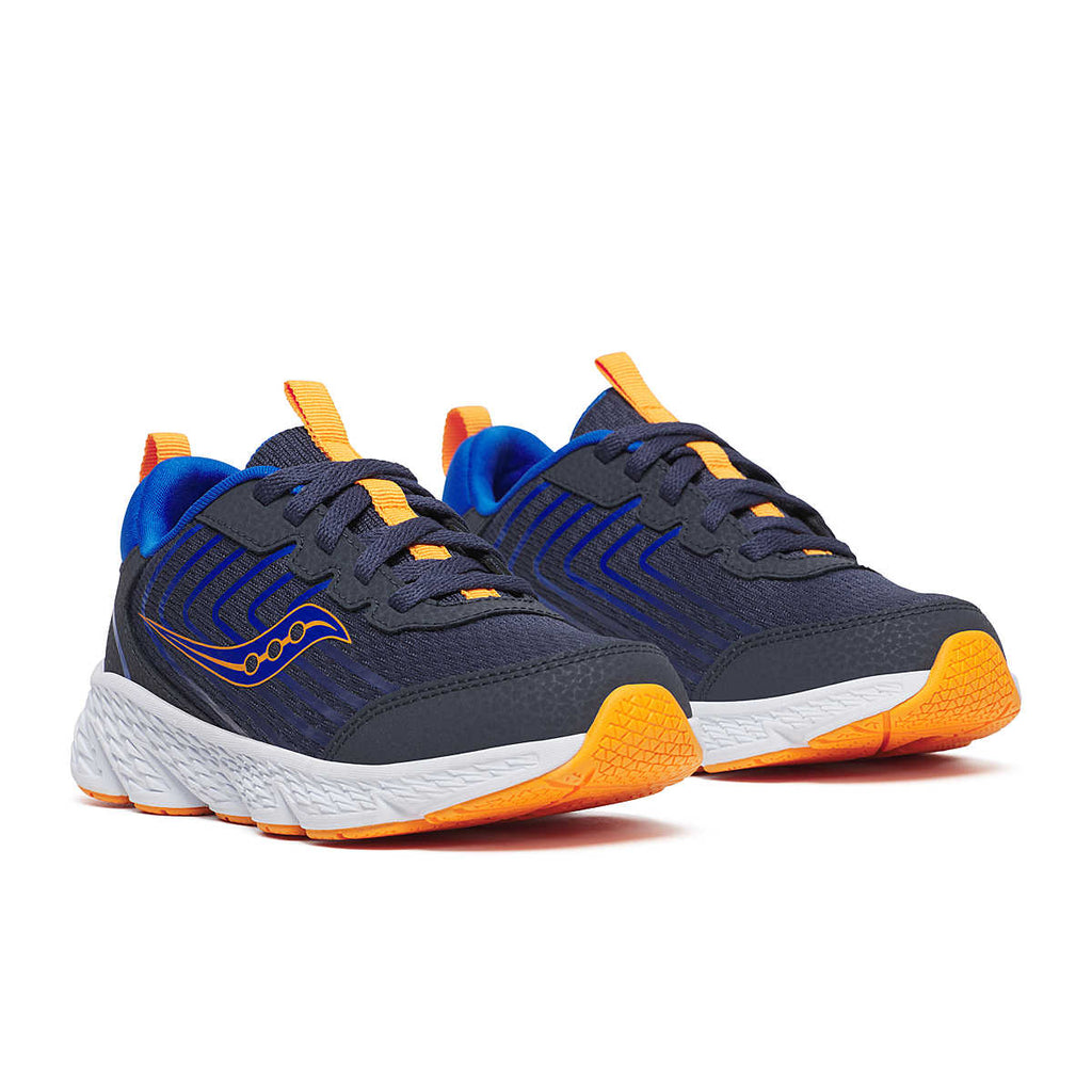 SAUCONY - Wind 3.0 Sneaker - Navy/Peel - Two Giraffes Children's Footwear