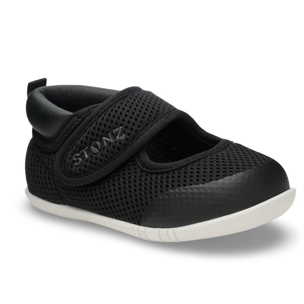 STONZ - Cruiser™ Mary Jane Baby - Black - Two Giraffes Children's Footwear