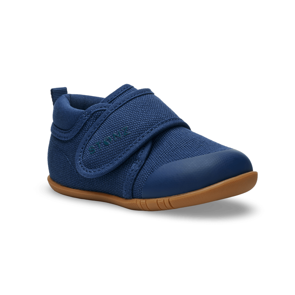 STONZ - Cruiser Natural Baby - Navy - Two Giraffes Children's Footwear