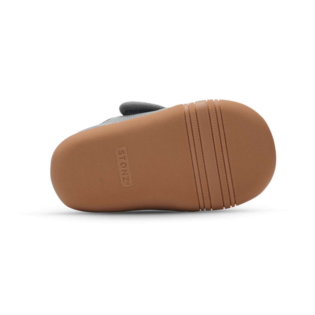 STONZ - Cruiser Natural Baby - Steel - Two Giraffes Children's Footwear