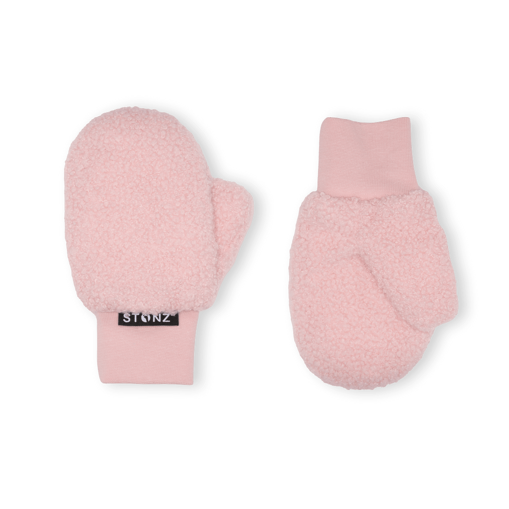 STONZ - Kid Fleece Mitts - Haze Pink - Two Giraffes Children's Footwear