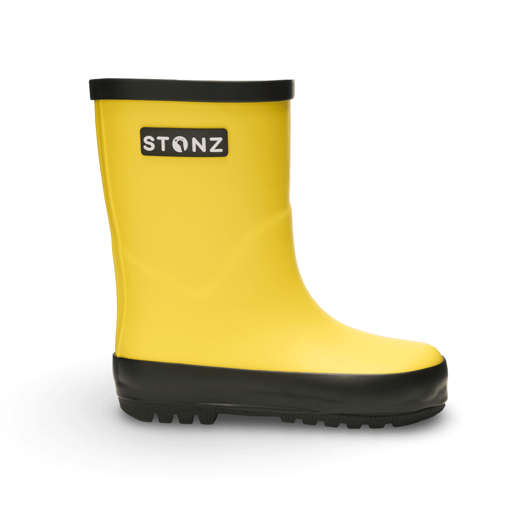 STONZ - Rain Boots - Yellow - Two Giraffes Children's Footwear