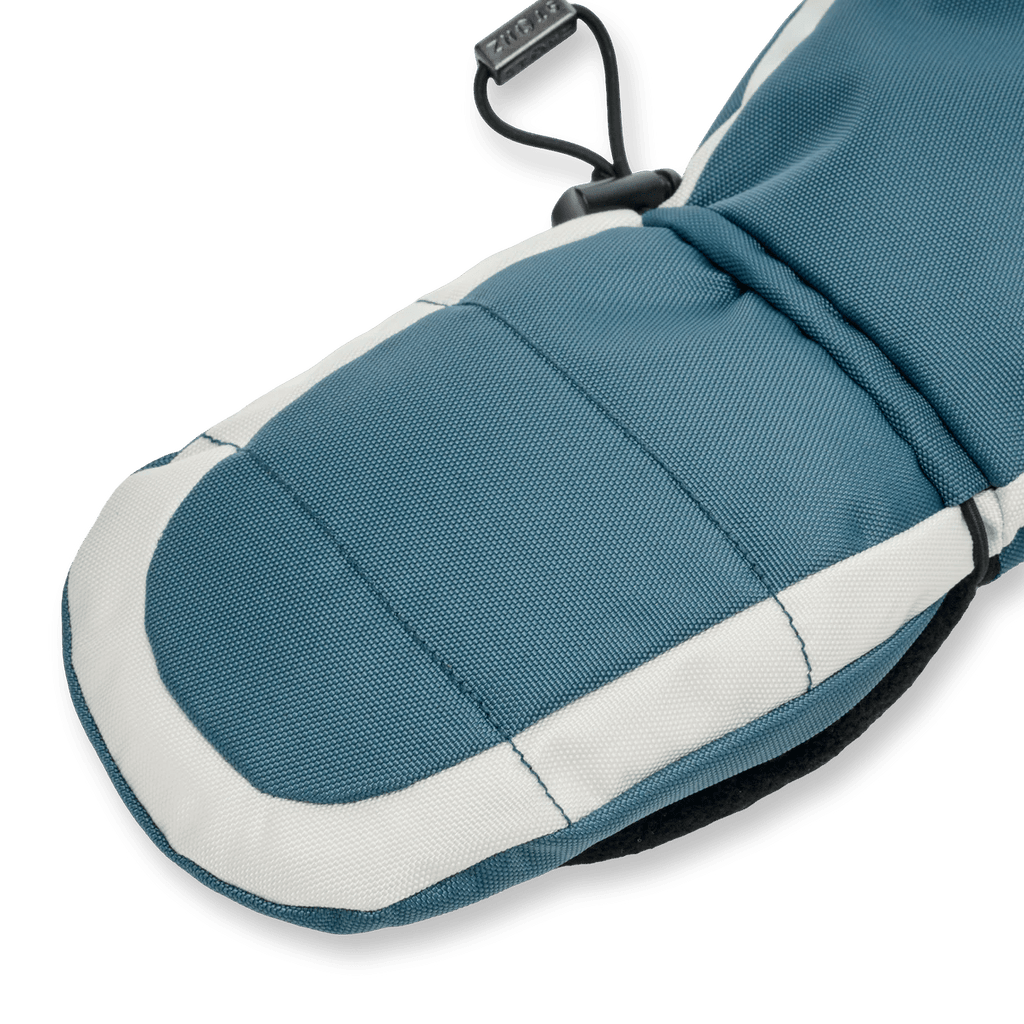 STONZ - Snow Mitt Kid - Easy - on, Insulated, Waterproof Mittens - Denim/Ivory - Two Giraffes Children's Footwear