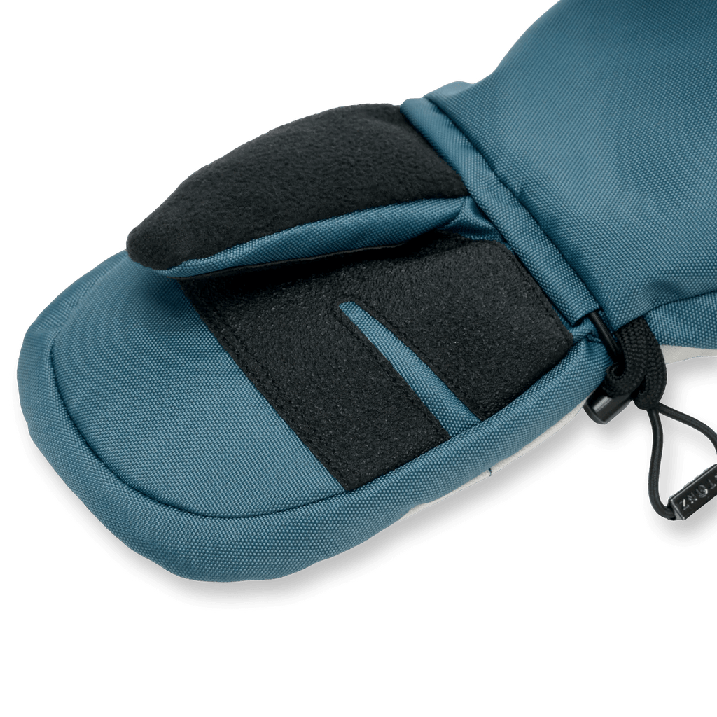 STONZ - Snow Mitt Kid - Easy - on, Insulated, Waterproof Mittens - Denim/Ivory - Two Giraffes Children's Footwear