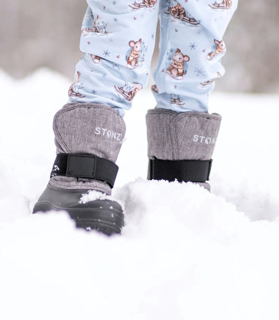 STONZ - Trek Toddler - Heather Grey - Two Giraffes Children's Footwear