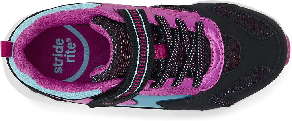 STRIDE RITE - Light - up cosmic sneaker, Black Multi - Two Giraffes Children's Footwear