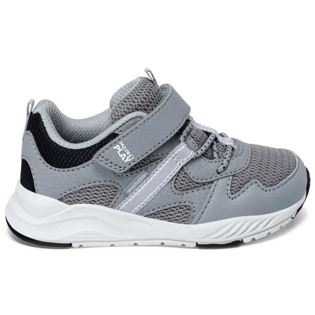 STRIDE RITE - Player 2.0 Sneaker - Grey – Two Giraffes Children's Footwear